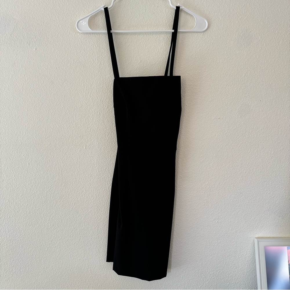 Silence + Noise Black Sheath Mini Dress